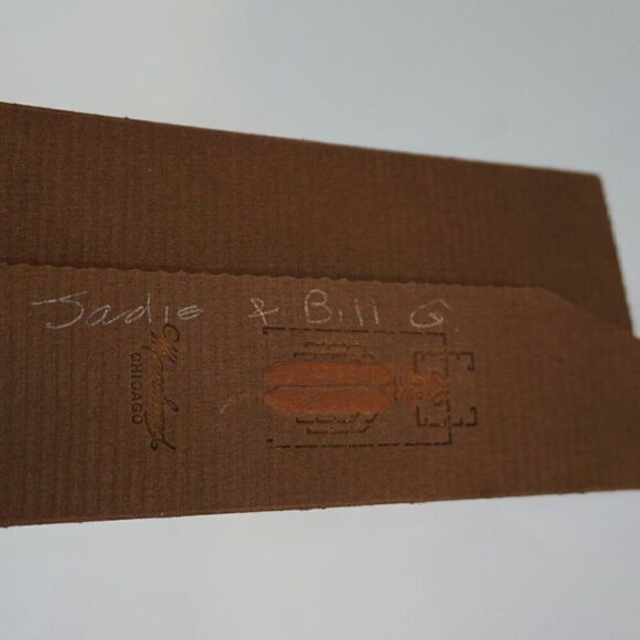 Man And Woman Antique Cabinet Card Photo Marchand Studio Chicago IL - Picture 5 of 6